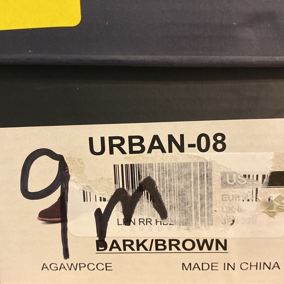 New Men Sz 9M Urban dark brown Suede Leather Lace business casual Oxford Shoes - Picture 6 of 8